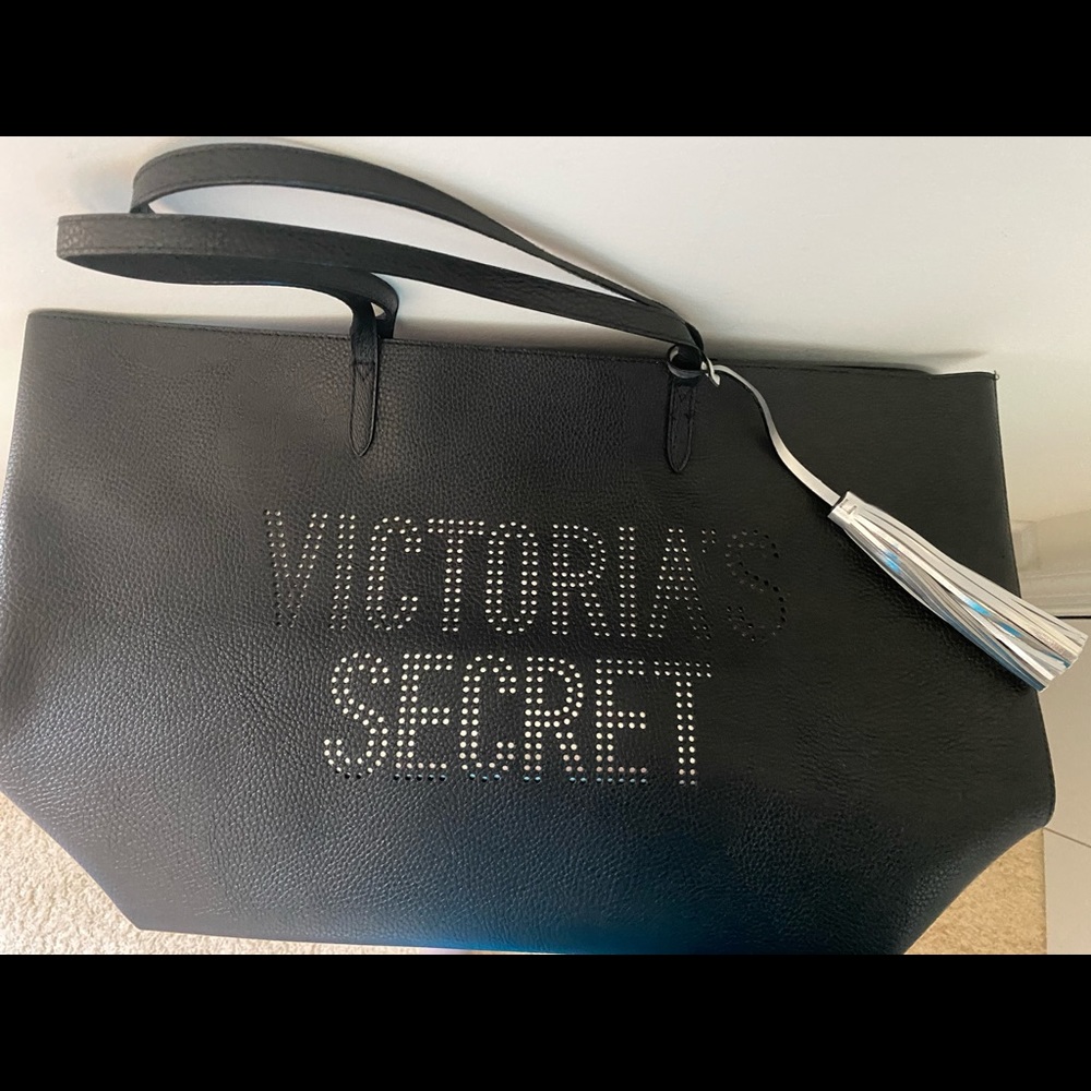 Victoria’s Secret Black Leather Bag
